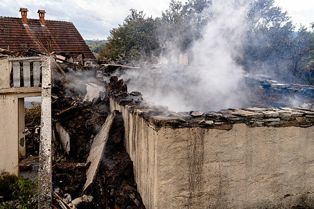 Professional Fire Damage Removal technician working in Fort Washington, MD